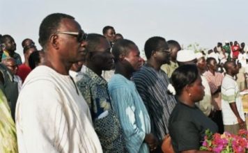 La grande révélation de Nongma Ernest sur Blaise Compaoré Ernest Nongma Ouedraogo au cimétière de Dagnoen le 15 octobre 2004 (photo Bruno Jaffré)