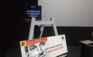Prix Thomas Sankara au Fespaco 2017. A place for myself.