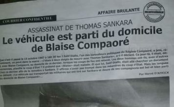 ASSASSINAT DE THOMAS SANKARA: le véhicule est parti du domicile de Blaise Compaoré.
